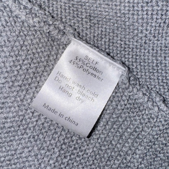 MOD REF Chunky Gray Cardigan Oversized all season sz S-M-L - Picture 6 of 11